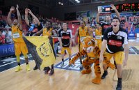 Basketball 1. Bundesliga 13/14:  Walter Tigers Tuebingen - Mitteldeutscher BC