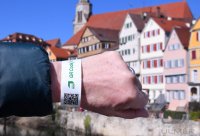 Tageszertifikat / Tagesticket in Form von einem Armband mit QR Code fuer Innenstadtbesucher in Tuebingen