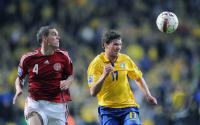 Fussball WM  2010  Qualifikation:  Daenemark - Schweden