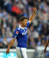 Fussball 1. Bundesliga : Klaas Jan Huntelaar (FC Schalke 04)