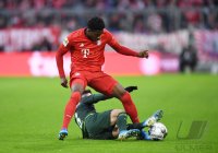 Fussball 1. Bundesliga Saison 19/20: FC Bayern Muenchen - VfL Wolfsburg