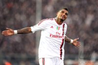FUSSBALL SERIE A:  Jubel Kevin Prince Boateng (AC Mailand)