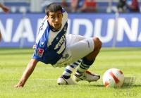 Fussball 1. Bundesliga: Duisburg, CACERES Einzelaktion