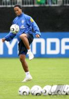Fussball WM 2006: Trainingsspiel Brasilien-Fluminense Football Club