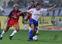 Fussball  1. Bundesliga  Ligacup  2000/2001: FC Bayern  M&Aring;&cedil;nchen - Hertha BSC Berlin