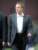 FUSSBALL CHL  Saison 10/11:  Trainer Ralf Rangnick (FC Schalke 04)