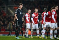 FUSSBALL INTERNATIONAL CHL ACHTELFINALE 12/13: Mario Mandzukic (FC Bayern Muenchen)