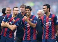 FUSSBALL International 2014/2015: Luis Suarez (Barca)