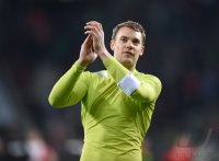 Fussball 1. Bundesliga Saison 14/15: Torwart Manuel Neuer (FC Bayern Muenchen)