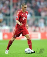 Fussball CHL  Saison 2011/2012:  Bastian Schweinsteiger (FC Bayern Muenchen)