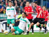 FUSSBALL 1. BUNDESLIGA: Hannover - Bremen