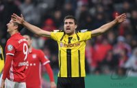 Fussball DFB Pokal Halbfinale 16/17: FC Bayern Muenchen - Borussia Dortmund