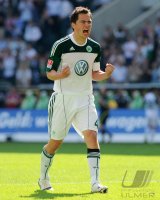 Fussball: 1. Bundesliga Saison 2010/2011: Wolfsburg - Koeln
