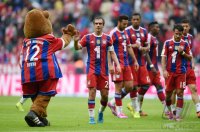 Fussball 1. Bundesliga Saison 14/15: JUBEL FC Bayern Muenchen