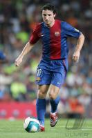 Fussball, Primera Division, Barcelona: VAN BOMMEL Einzelaktion