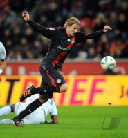Fussball 1. Bundesliga, Saison 2011/2012: Leverkusen, Kiessling am Ball