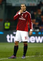 FUSSBALL SERIE A:  Zlatan Ibrahimovic (AC Mailand)