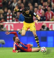 Fussball 1. Bundesliga Saison 14/15: FC Bayern Muenchen - Borussia Dortmund