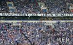 Fussball Uefa-Cup, Schalke - Metalurgs, Fanplakat