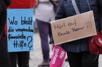 Kundgebung / Demo von Gewerbetreibenden in Rottenburg