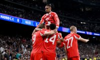 Fussball  Viertelfinal Hinspiel   CHL 25/26: Real Madrid - FC Bayern Muenchen