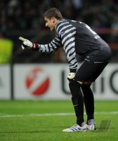 Fussball, Champions League, Saison 2010/2011: Bremen, MARIN am Ball