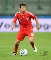 Fussball International Testspiel: Alan Dzagoev (Russland)