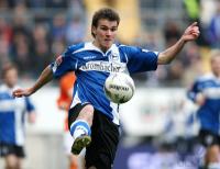 Fussball 1. Bundesliga: Bielefeld, EIGLER Einzelaktion
