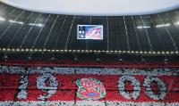 Fussball 1. Bundesliga : 110 Jahre FC Bayern Muenchen; Choreografie der FC B Fans