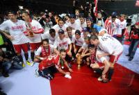 Fussball: DFB Pokal Finale: JUBEL TEAM BAYERN