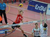Volleyball  1. Bundesliga  09/10:  ENBW TV Rottenburg - VfB Friedrichshafen