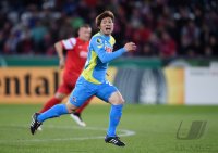 Fussball DFB Pokal Achtelfinale 14/15: Kazuki Nagasawa (1. FC Koeln)