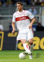 FUSSBALL, 1. BUNDESLIGA, VfB Stuttgart: DELPIERRE Einzelaktion