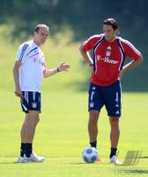 1. Fussball Bundesliga : Training beim FC Bayern Muenchen
