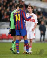 FUSSBALL  International CHL 09/10 : VfB Stuttgart -  FC Barcelona