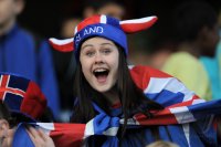 Fussball U21-Europameisterschaft 2011:  Island Fan