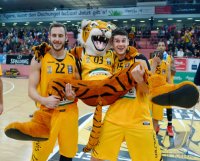 Basketball 1. Bundesliga 15/16 Hauptrunde: Walter Tigers Tuebingen - Crailsheim Merlins