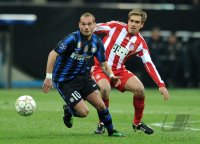 Fussball CHL  Saison 2010/2011: Inter Mailand - FC Bayern Muenchen