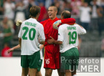 Fussball Bundesliga: Werder Bremen - Hamburger SV, Bremer Jubel