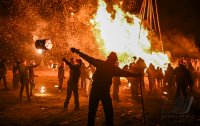 Nikolausfeuer in Hirrlingen (Kreis Tuebingen)