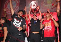 Fussball CHL FINALE 19/20 in Lissabon: Sieger FC Bayern Muenchen, Hotel-Party