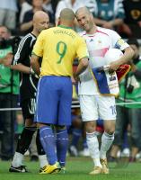 Fussball WM 2006: Brasilien - Frankreich