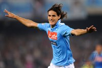 FUSSBALL SERIE A:  JUBEL Cavani (Napoli)