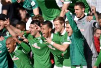 Fussball, 1. Bundesliga  Saison 2014/2015: SV Werder Bremen - Hamburger SV