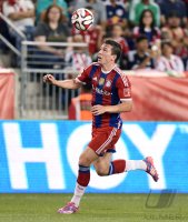 FUSSBALL 1. Bundesliga 14/15 Testspiel: Pierre Emile Hojbjerg (FC Bayern Muenchen)