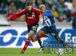 FUSSBALL 1.Bundesliga Spielszene Hertha - Bayer