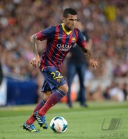 FUSSBALL International 2013/2014: Daniel Alves (Barca)