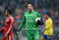 Fussball International CHL Saison 13/14: Torwart Lukasz Fabianski (Arsenal)
