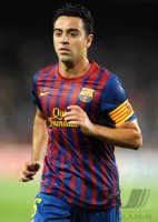 Fussball Champions League  Saison 2011/2012:  Xavi Hernandez (Barca)