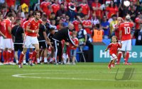 Fussball Europameisterschaft Achtelfinale 2016: Wales - Nordirland